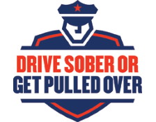 Drive Sober or Get pulled over logo