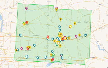 Healthy Food access map image