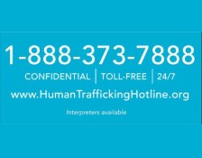 Human Trafficking hotline