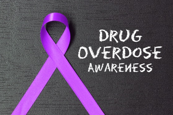 Drug Overdose Awareness Day Purple Ribbon Vector Illustration Stock Vector   Illustration of addiction international 137476206